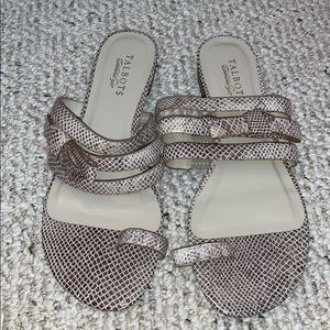 Snake skin Talbots Sandals